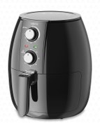 Resim valletta Navarro Mekanik Airfryer 4lt Sıcak Hava Fritözü Siyah 