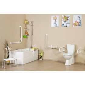 Resim Prima Nova Primanova Cappadocia Kollu Banyo Sandalyesi 