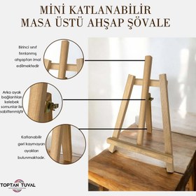 Resim 20x20 Tuval için Mini Masaüstü Şövale 