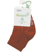 Resim Bibaby Biorganik Simple Bebe Çorap 68368 Kiremit 