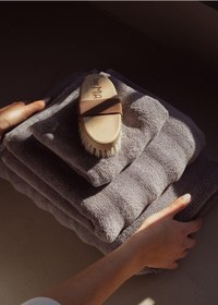 Resim Fine Cotton Gri Banyo Havlusu 140x70 CM 