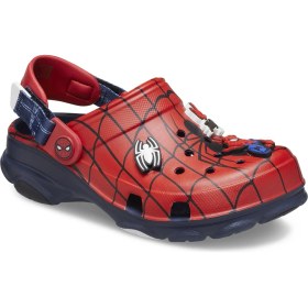 Resim Crocs Kız Çocuk Spiderman All Terrain Terlik Kırmızı Düz Topuklu Konforlu Tasarım CS208786 