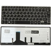 Resim Notespare Toshiba ile Uyumlu Portege Z30-A-13X, Z30-A-140, Z30-A-143 Notebook Klavye Işıklı Siyah TR 