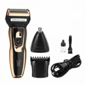 Resim modanlı 595 Professional Yeni Model 3 In 1 Saç,sakal,burun Kıl Alma Tıraş Makinesi 