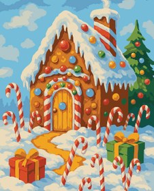 Resim Sayılarla Boyama Seti - Şeker Diyarı - 60x75 