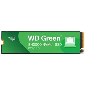 Resim Wd Green Sn3000, Wds500g4g0e, 500gb, 5000/4000, Gen4, Nvme Pcıe M.2 2280, Ssd 