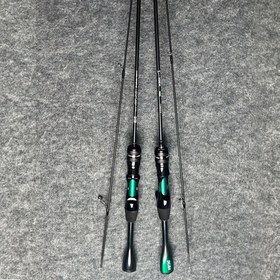Resim FishingFans Karbon Fiber Ultra Hafif Balıkçılık Kamışı Karışık Renkli, İki El Kullanılabilir, Hızlı Eylem, Yem Atma Kombinasyonu, Ekstra Hafif Güç Seviyesi, Şarj Edilmemiş Güç Modu 