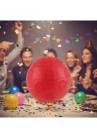 Resim 35 Cm Kırmızı Dantelli Japon Feneri Çin Feneri Parti Dekorasyonu Diğer 