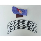 Resim Kom Nitto Beyaz Kalıcı Lastik Yazısı Nitto Sticker 8 Kit 