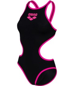 Resim Arena Bayan Antrenman Mayo W One Bıglogo One Pıece 001198591 Yzm Pembe - Siyah 