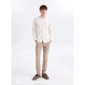 Resim Altınyıldız Classics Beyaz Erkek Düğmeli Tailored Fit Gömlek ACE201262114 