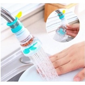 Resim Justcheapstore Oynar Başlıklı Pervaneli Taşlı Musluk Başlığı 