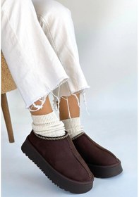 Resim Biçomi Foyk Kahverengi Süet Bot Çok Renkli 