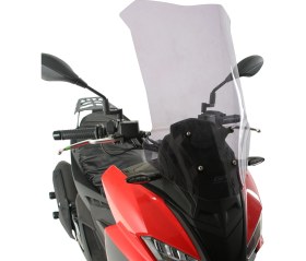 Resim GP Kompozit Aprilia SR GT 125 / 200 2022-2023 Uyumlu Ön Cam Füme 60 cm 