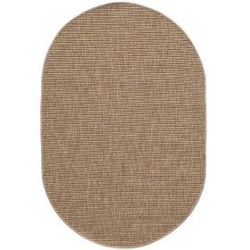 Resim İndia Bej Oval Halı Salon Oturma Odası Çocuk Odası Yatak Odası Halısı 672 Bej 