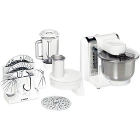 Resim Bosch Mum48cr1 Beyaz Mutfak Robotu 600 W Güç Kapasitesi 3,90 l Plastik Gövde ile Şık Tasarım 