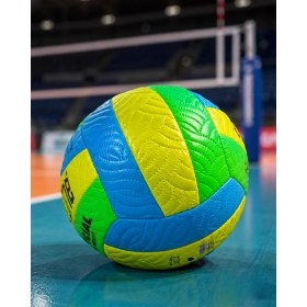 Resim Dayanıklı Voleybol Topu Yumuşak Dokulu Dengeli Sekme Yapısı 