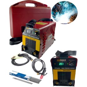 Resim Stilmax 201 Amper Çift Kartlı Turbo Fan Soğutmalı Dijital Invertör Kaynak Makinesi ve Magmaweld Elektrot Set 