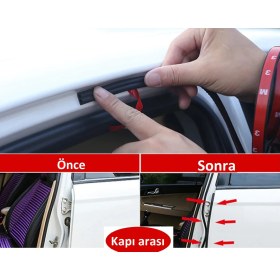 Resim 3M Oto Kapı Kaput Ses Toz Yalıtım Fitili 5 mt. 