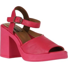 Resim Bueno Shoes Fuşya Deri Kadın Topuklu Sandalet 01WY12303 01WY12303 