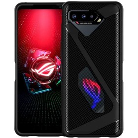 Resim Microcase Asus Rog Phone 5 Ultimate Airtriggers Uyumlu Gamepad Silikon Kılıf - Siyah 