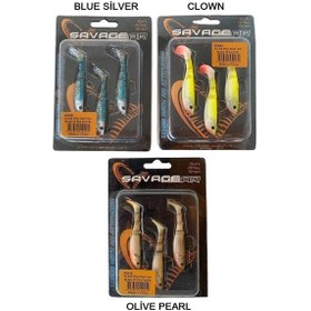Resim Savage Gear Soft 4play Shad 7.2cm 8gr 3'lü Paket Silikon Yem 