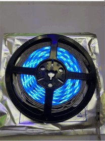 Resim Yürüyen Şerit Led Mavi Silikonlu 5 Metre 