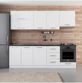 Resim Minar 250 Cm Mutfak Dolabı Beyaz 250-B8 Beyaz 
