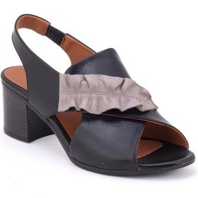 Resim Venüs 1857226y Kadın Deri Sandalet 1857226Y-R1534 Siyah 