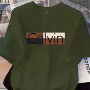 Resim Kadınlar için Şık Yuvarlak Yaka Kısa Kollu Tişört - Yaratıcı Monogram Harf Baskılı, Siyah & Kahverengi/Beyaz Tasarım, İlkbahar ve Yaz İçin Makinede Yıkanabilir 