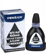 Resim Tahta Kalem Mürekkebi 60 ML Siyah 4004 Pensan