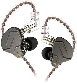 Resim KZ ZSN Pro Hibrit Sürücü In Ear Monitör IEM Kablolu Kulak İçi Oyuncu Kulaklık Mikrofonlu 