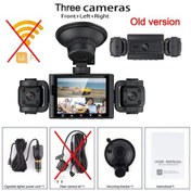 Resim 360 Araba Dashcam 3/4 Kanal Wıfı Video Kaydedici 1080 P Araba Dvr 24 H Park No Card X399-no Wifi-3 Lens 
