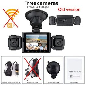 Resim 360 Araba Dashcam 3/4 Kanal Wıfı Video Kaydedici 1080 P Araba Dvr 24 H Park No Card X399-no Wifi-3 Lens 