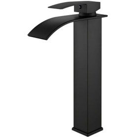 Resim Xuweiwei Motorhome Rv Şelale Siyah Bataryası Banyo Sıcak Soğuk Su Musluğu 