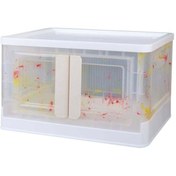 Resim Genel Markalar Sunup SN-25883 72L Katlanabilir Plastik Saklama Kutusu Renkli Kapaklı Tekerlekli 40x64x37cm 