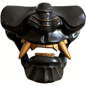 Resim Fochsia Black 1 Adet Bıçak Askılık Reçine Maske Askılık Karakter Yarım Yüz Maske Duvar Askısı Cadılar Bayramı Partisi İçin 