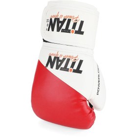 Resim Kırmızı Beyaz Boks Eldiveni 001 