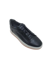 Resim LUCIANO BELLINI LUCIANO BELLİNİ SİYAH DERİ ERKEK SNEAKER AYAKKABI 