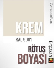 Resim Krem Beyaz , Beyaz Eşya Rötuş Boyası 25ml - Ral9001 