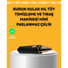 Resim USB Şarjlı Sessiz Burun ve Kulak Kılı Temizleme Cihazı 