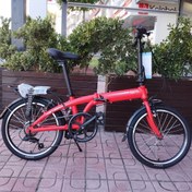 Resim TERN LİNK A7 KATLANIR BİSİKLET 20 JANT 7 VİTES KIRMIZI 