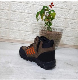 Resim Black Sea 542 Vizon Kürklü Fermuarlı Cırtlı Erkek Çocuk Bot 001 