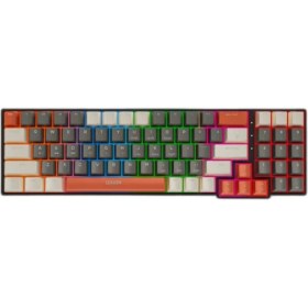 Resim Leaven K780 Kablolu Mekanik Rgb Işıklı Klavye 78 Tuşlu Kompak ve Şık Tasarım Ingilizce Q Klavye Ev ve Ofis Klavyesi 