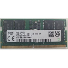 Resim Sk-Hynix HMCG 78AGBSA095N 262 Pin SODIMM 16 GB DDR5 5600 MHz CL46 Ram 