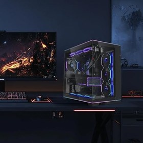 Resim Lian Li O11D EVO RGB Oyun Bilgisayarı Kasası ATX Siyah - RGB Aydınlatmalı Midi Tower PC Kasası, 455 mm'ye Kadar Ekran Kartları, 420 mm'ye kadar Radyatör, Siyah PC Case Çelik, Alüminyum, 