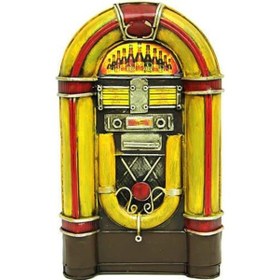 Resim Dekoratif Metal Müzik Kutusu Kumbara Vintage Hediyelik Karışık Renk 