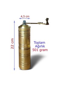 Resim Binbir Trend Pirinç Kahve Değirmeni ve Baharat Değirmeni Btb-890 