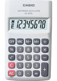 Resim Casio HL-815L-WE 8 Hane Hesap Makinesi 