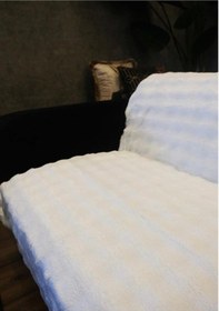 Resim Berrykonsept Peluşlu Koltuk Örtüsü Bej 